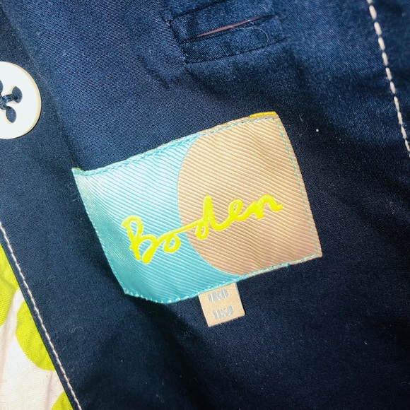 Boden Navy Blue Trench - Picture 4 of 8